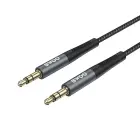 BWOO Nylon braided+Aluminum-alloy shell aux cable BO-AUX064 3.5mm to 3.5mm Photo