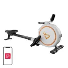 Deer Run RW600 Magnetic Rowing Machine (White) Фото num