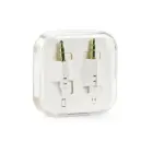 Cable AUX Jack 3,5 mm (male) to Jack 3,5 mm (male) BOX 1 m white Photo