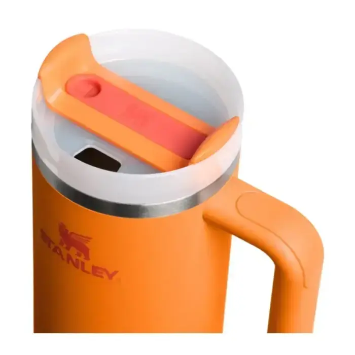 Termokrūze ar salmiņu The Quencher H2.O FlowState Tumbler 0.89L oranža  Foto 2