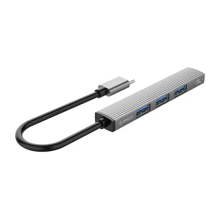 Orico AH-13 USB-C Hub Docking Station 1x USB-A 3.0 + 3x USB-A 2.0 - Gray Фото num