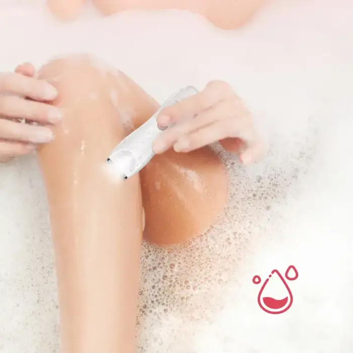 MAXGROOM M-9082 2-in-1 Women's Body and Face Trimmer - White Фото num