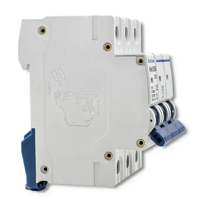 Qoltec Overcurrent Circuit Breaker B63| Fuse | AC | 63A | 3P Фото num