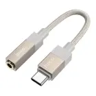 Adapter AUX USB C (male) to Jack 3,5 mm (female) Hoco UPA32C gold Фото num