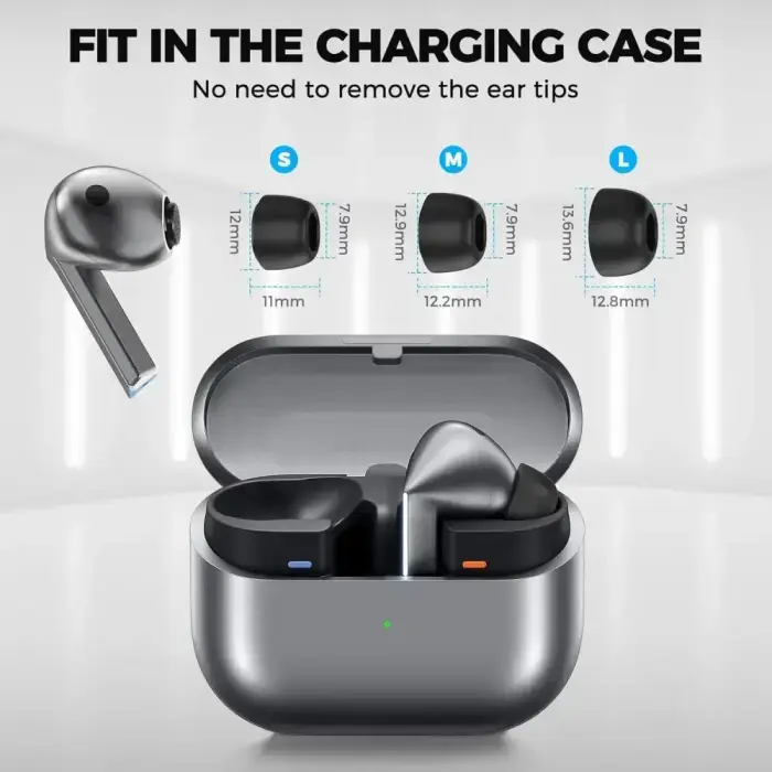 TECH-PROTECT EAR TIPS 3-PACK SAMSUNG GALAXY BUDS 3 PRO GREY Foto 3