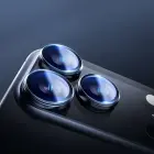 Rock Tempered glass Pure Series Camera Lens on camera for Iphone 17 Pro/17 Pro Max (lens 3 pieces) blue Foto 6