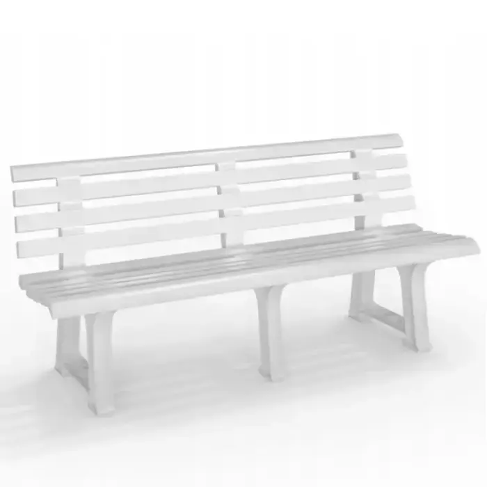 Dārza sols Olimpia 150x53x77cm balts Foto 1