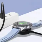 TECH-PROTECT MC03 ULTRABOOST MAGNETIC CHARGING USB CABLE 100CM SAMSUNG GALAXY WATCH BLACK Foto 2