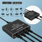 Qoltec Splitter Ethernet mini SWITCH 1x4 RJ45 | 1000Mb/s | USB-C | Aluminium Foto 18