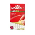Līmējoša masa KORES Gumfix sadalīta kvadrātiņos, baltā krāsā, 84 gab., 50 g Photo