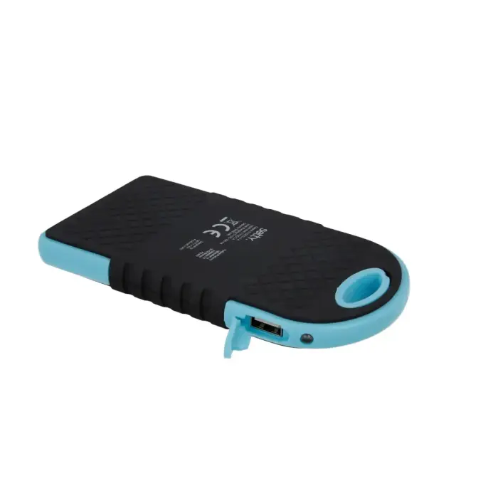 Setty solar внешний аккумулятор (powerbank) | 5000 mAh | Солнечная панель | синий Фото num