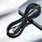 Choetech AUX007 Lighting | mini jack 3.5mm cable 1 m - black Foto 6