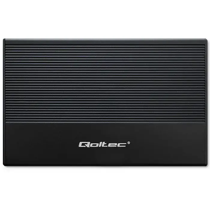 Qoltec Aluminium Enclosure | SSD HDD 2.5'' drive | SATA | USB 3.0 | Super speed 5Gb/s | 2TB | Black Фото num