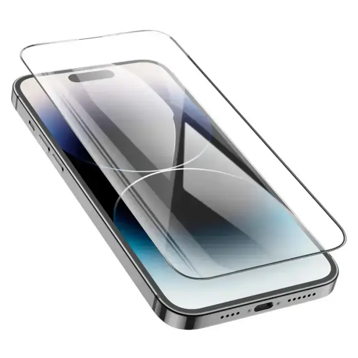 Borofone Tempered glass BF6 Diamond Armor Full Screen HD for Iphone 14 Pro - 10 pieces Foto 4