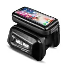 Etui|uchwyt rowerowy WILDMAN XL E6S sakwa na ramę czarna|black Foto 1