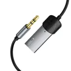 Tech-Protect UltraBoost audio adapter mini jack 3.5mm (male) / Bluetooth - gray Фото num