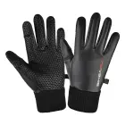 Men's insulated, anti-slip telephone gloves - black Foto 2