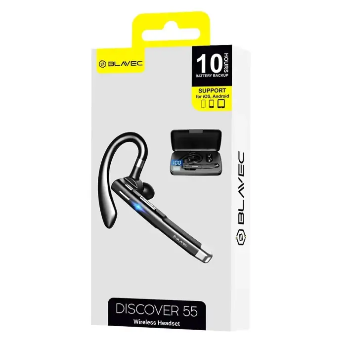 Blavec Bluetooth Headset Discover 55 Multipoint + power bank (BHDI55-B) black Photo