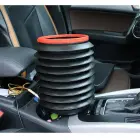 Foldable car bucket container 4L black Фото num