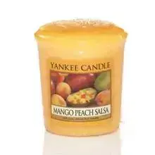 Mango Peach Salsa Candle - Aromatic votive candle Foto 2