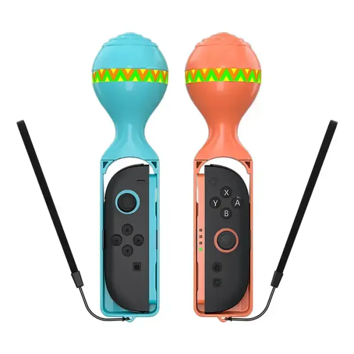 Nintendo Switch 23-in-1 Family Accessory Pack 2 - Orange and Blue Set Photo
