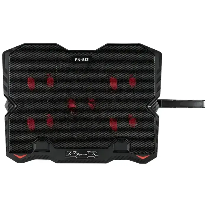 XTRIKE ME Laptop Cooling Pad with Built-in Phone Holder FN-813 Black Фото num
