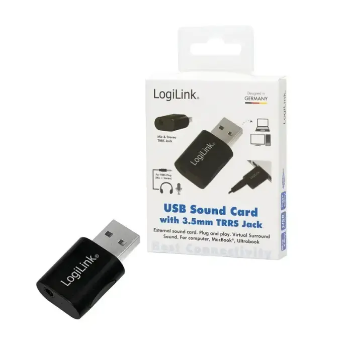 Sound card USB with 3.5 mm TRRS jack Photo