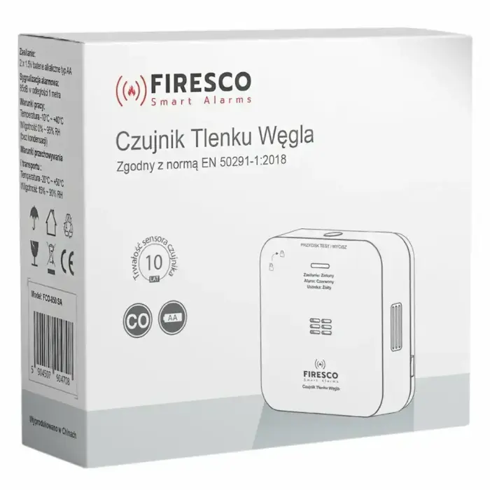 Firesco FCO-850 SA Carbon Monoxide Detector Фото num