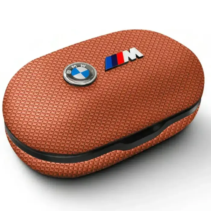 Headphones Bluetooth TWS BMW M Metal Logo ENC orange Foto 2