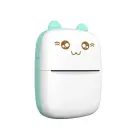 HURC9 Bluetooth Thermal Printer Kitty Mini with App - Blue Фото num