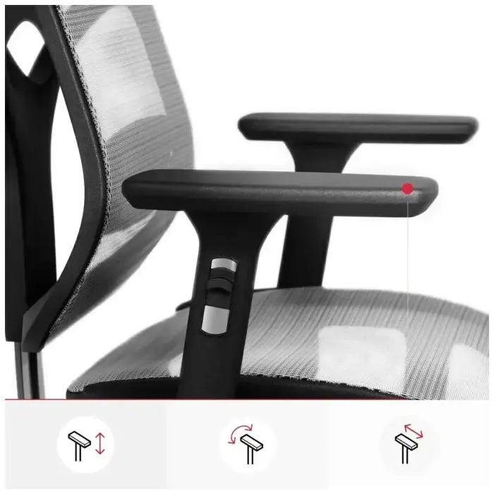 Ergonomic chair Diablo Chairs V-Basic black-gray Фото num