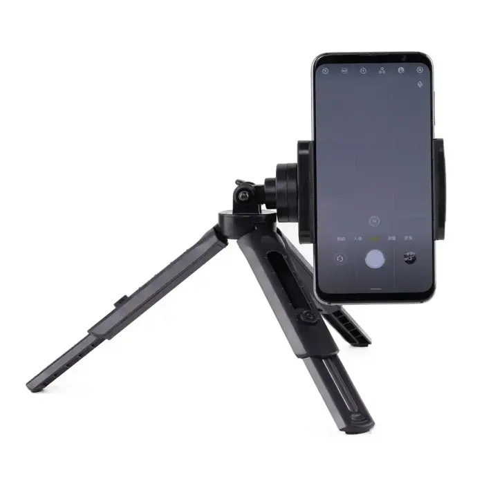 Мини-штатив с держателем телефона крепление selfie stick камеры GoPro держатель черный Фото num