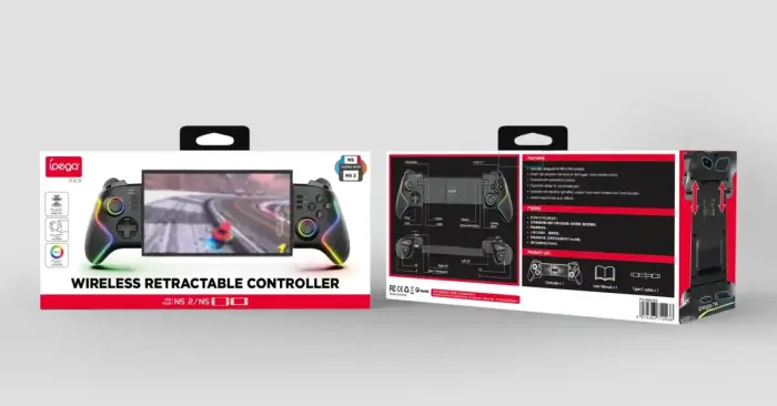 iPega SW2123 Wireless RGB Gamepad for Nintendo Switch/Nintendo Switch 2 Black Foto 4