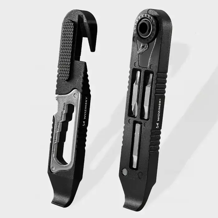 Wozinsky WZK-L2 14-in-1 Bicycle Tool Set, Multitool, Allen Keys, Tire Lever - Black Фото num