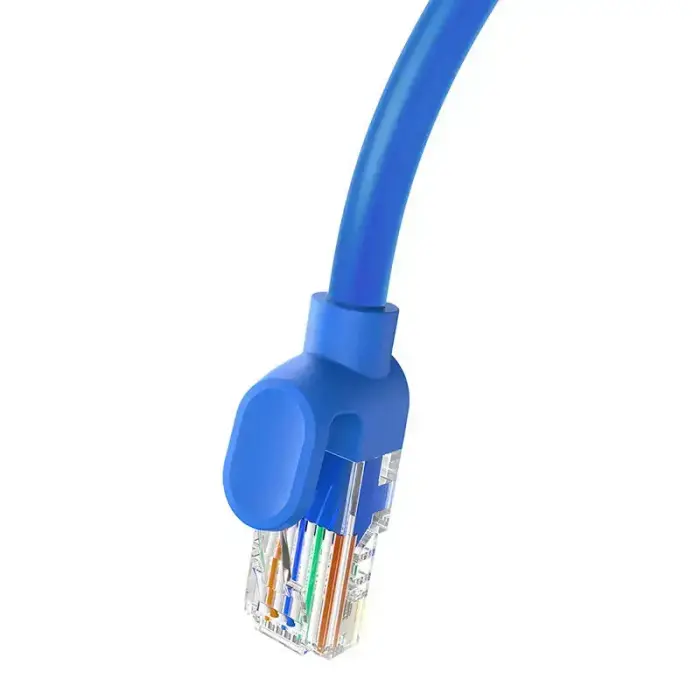 Round Cable Baseus Ethernet RJ45, Cat.6, 0,5m (blue) Photo