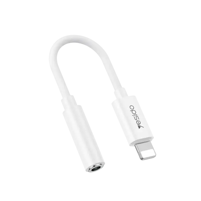Yesido Adapter YAU44 Audio - Lightning to jack 3,5mm - white Photo