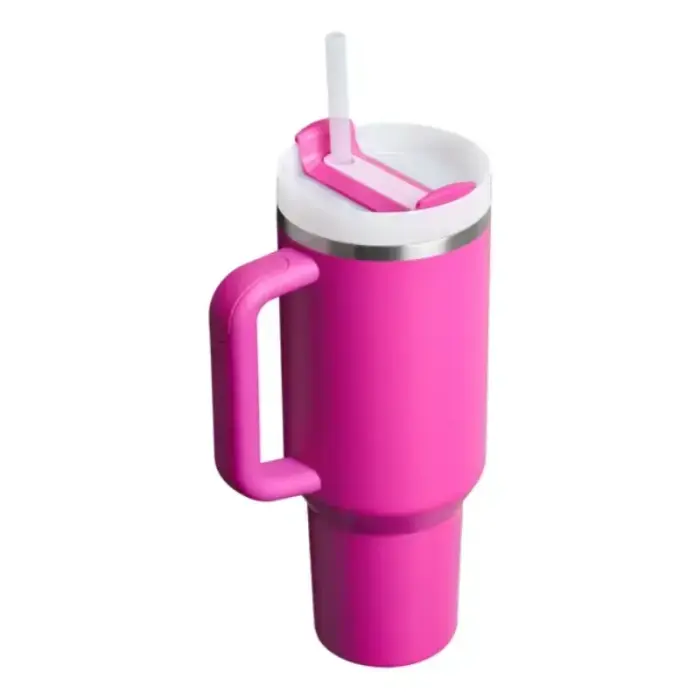 Termokrūze ar salmiņu The Quencher H2.O FlowState Tumbler 1.18L  fuksija Foto 3