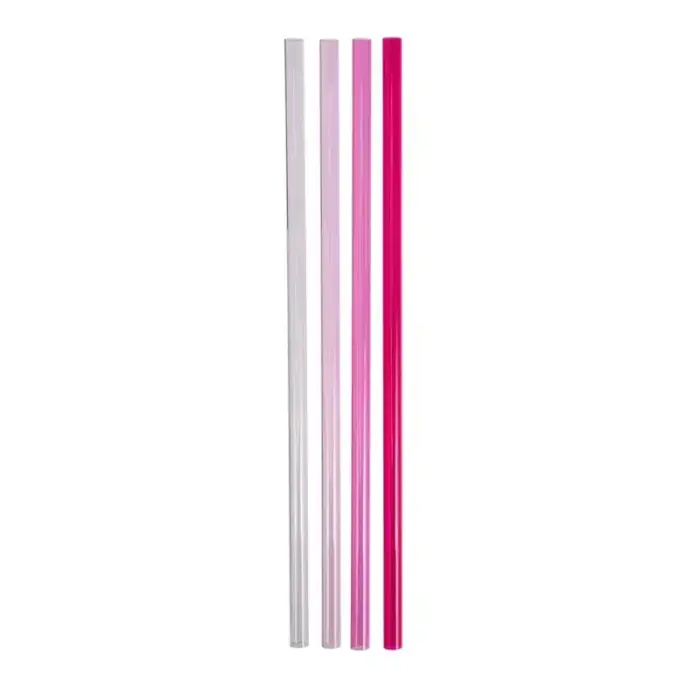 Straw set 4 pcs. for thermo mugs The Quencher Travel Tumbler Straws 1.18L pink Photo