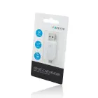 Forever USB + Micro USB Card Reader SD + MicroSD White Photo