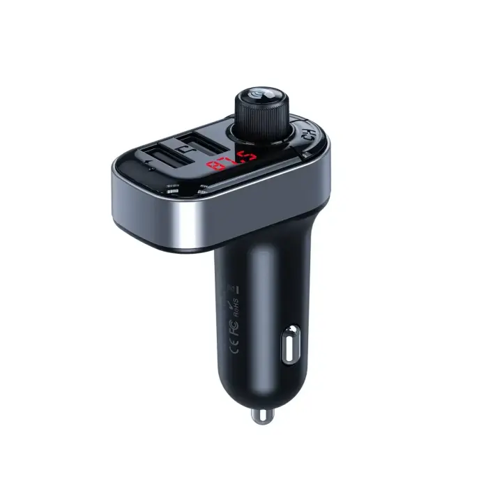 XO transmiter FM BCC10 Bluetooth MP3 car charger 3,1A black Фото num