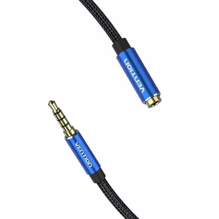 TRRS 3.5mm Male to 3.5mm Female Audio Extender 5m Vention BHCLJ Blue Foto 5