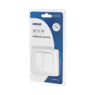 Switch with 2 channels and radio transmitter, used for wireless control of flush-mounted switches and sockets (OR-SH-1751) Фото num