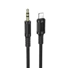 Borofone Cable AUX BL25 Nice - Lightning to jack 3,5mm - 1 metre black Photo