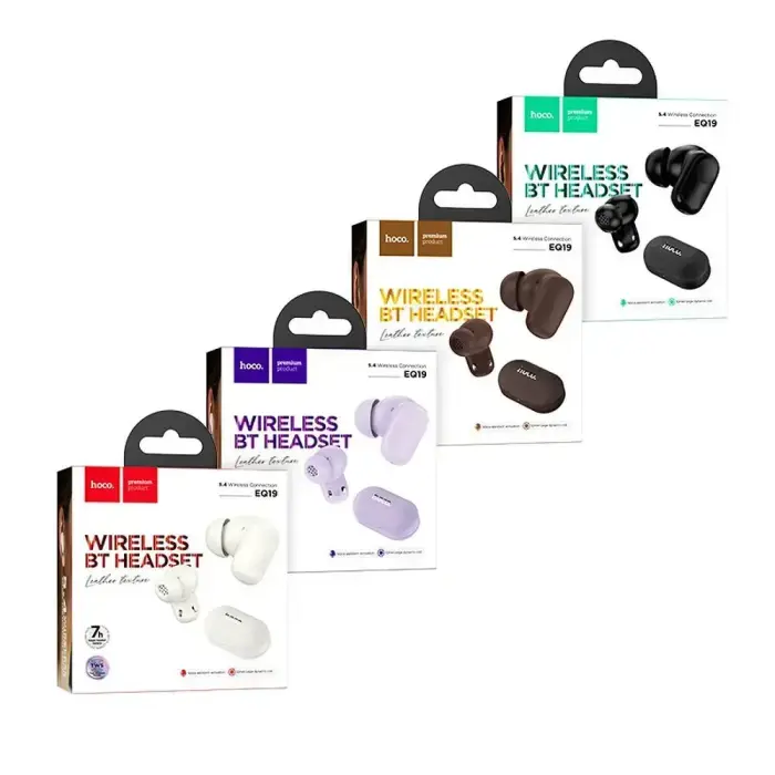 Wireless earphones Hoco TWS EQ19 purple Photo