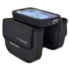 Wozinsky bicycle frame bag, waterproof phone case, 1.5l, black (WBB26BK) Foto 6