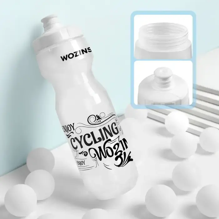 Wozinsky WBR-01T 750ml Bicycle Bottle - Transparent Foto 5