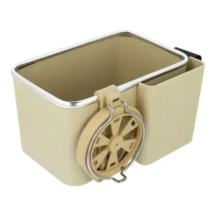 Car organizer with cup holder beige Photo