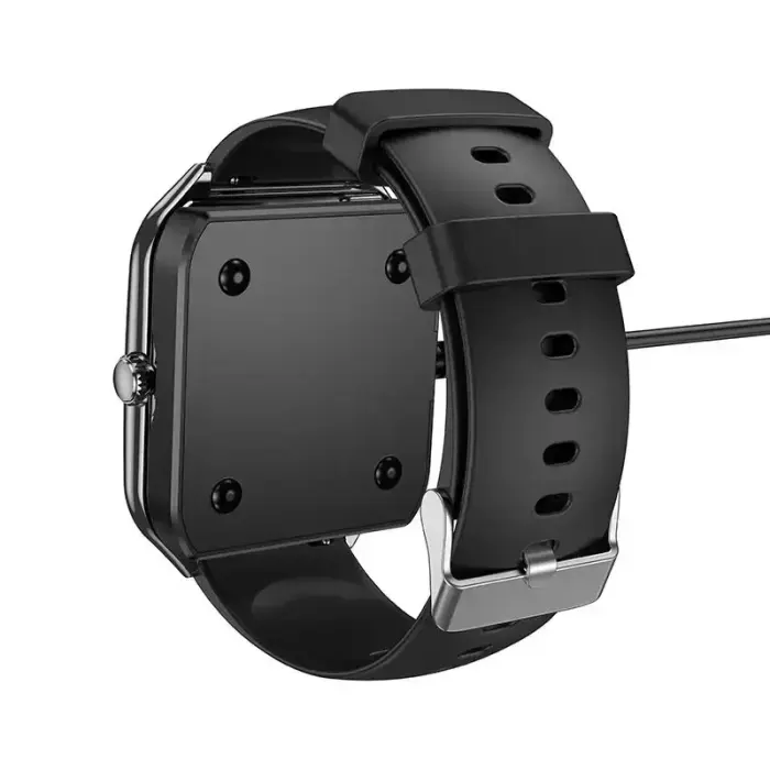 Charging cable for smartwatch Hoco 0,6 m Y28 black Photo