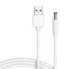 Power Cable USB 2.0 to DC 5.5mm Barrel Jack 5V Vention CEYWG 1,5m (white) Фото num