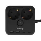 Huslog Power strip with phone holder HUS1055 Фото num